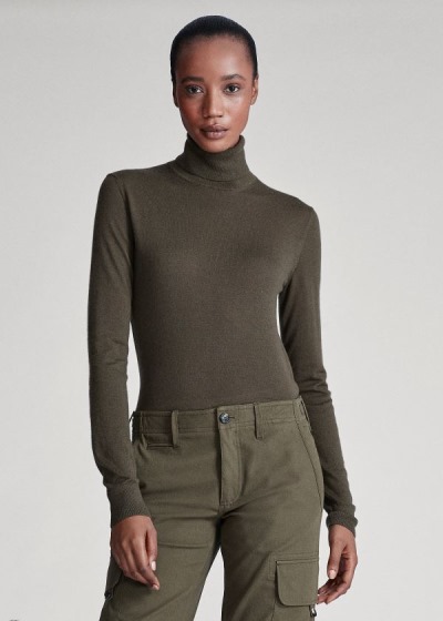 Women's Ralph Lauren Cashmere Turtleneck Sweater | 607413NQT